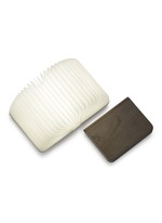 Detail View -Click To Enlarge Lumio folding book lamp - Dark Walnut