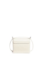 Back View -Click To Enlarge Twin skull leather satchel