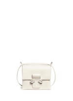 Main View -Click To Enlarge Twin skull leather satchel