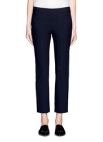 Main View -Click To Enlarge Slim fit cotton blend pants