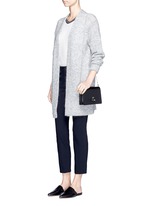 Figure View -Click To Enlarge Slim fit cotton blend pants