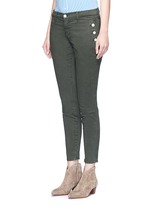 Front View -Click To Enlarge 'Zion' mid rise skinny pants