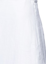 Detail View -Click To Enlarge 'Halvinnie' handkerchief hem linen skirt