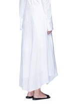 Back View -Click To Enlarge 'Halvinnie' handkerchief hem linen skirt