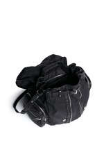 Detail View -Click To Enlarge 'Marti' nylon three-way backpack