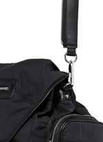 Detail View -Click To Enlarge 'Marti' nylon three-way backpack