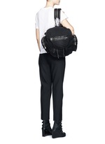 Figure View -Click To Enlarge 'Marti' nylon three-way backpack