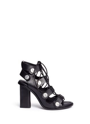 Main View - Click To Enlarge Main View - Click To Enlarge - Alexander Wang - 'Ilse' rivet lace-up leather sandals
