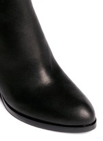 Detail View -Click To Enlarge 'Gabi' cutout heel leather boots