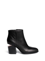 Main View -Click To Enlarge 'Gabi' cutout heel leather boots