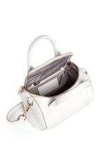 Detail View -Click To Enlarge 'Mini Rockie' pebbled leather duffle bag