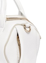 Detail View -Click To Enlarge 'Mini Rockie' pebbled leather duffle bag