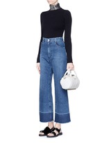 Detail View -Click To Enlarge 'Mini Rockie' pebbled leather duffle bag
