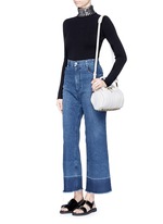 Figure View -Click To Enlarge 'Mini Rockie' pebbled leather duffle bag