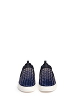 Front View -Click To Enlarge 'Larry' ombré woven skate slip-ons