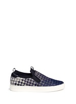 Main View -Click To Enlarge 'Larry' ombré woven skate slip-ons