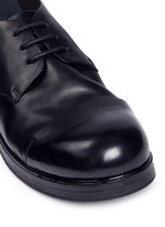 Detail View -Click To Enlarge 'Zucca Zeppa' leather Derbies