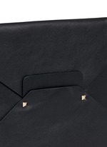 Detail View -Click To Enlarge 'Rockstud Untitled' leather envelope clutch