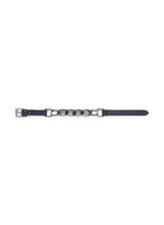Main View -Click To Enlarge 'Rockstud' chain leather bracelet