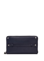 Main View -Click To Enlarge 'Rockstud' leather continental wallet