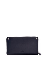 Figure View -Click To Enlarge 'Rockstud' leather continental wallet