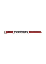 Main View -Click To Enlarge 'Rockstud' chain leather bracelet