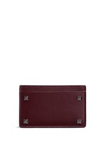 Main View -Click To Enlarge 'Rockstud' leather cardholder
