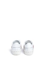 Back View -Click To Enlarge Colourblock leather stud sneakers