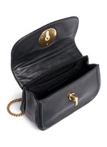 Detail View -Click To Enlarge 'Lois' turnlock sheepskin leather shoulder bag