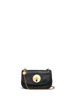 Main View -Click To Enlarge 'Lois' turnlock sheepskin leather shoulder bag