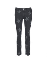 Main View -Click To Enlarge Star print skinny boyfriend jeans
