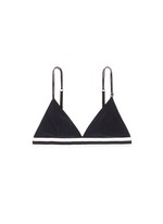 Main View -Click To Enlarge 'Mon Amour' stripe elastic triangle bralette