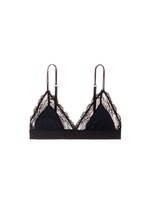 Main View -Click To Enlarge 'Love Lace' eyelash lace crepe bralette
