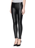 Front View -Click To Enlarge Lamb leather leggings