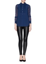 Figure View -Click To Enlarge Lamb leather leggings
