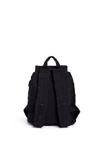 Back View -Click To Enlarge 'Bisou' small logo stitch backpack