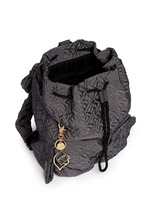 Detail View -Click To Enlarge 'Bisou' small logo stitch backpack