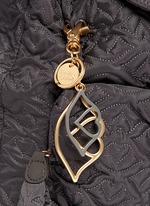 Detail View -Click To Enlarge 'Bisou' small logo stitch backpack