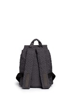 Back View -Click To Enlarge 'Bisou' small logo stitch backpack