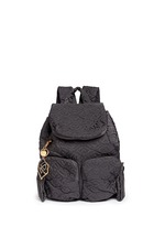 Main View -Click To Enlarge 'Bisou' small logo stitch backpack