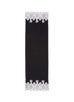 Main View -Click To Enlarge Floral lace wool blend scarf