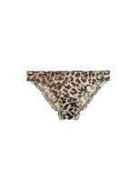 Main View -Click To Enlarge 'Lolita' leopard print ruffle tulle briefs