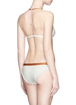 Back View -Click To Enlarge 'Phoenix' leopard racerback triangle bralette