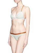 Figure View -Click To Enlarge 'Phoenix' leopard racerback triangle bralette