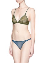 Figure View -Click To Enlarge 'Shelby' floral tulle full briefs