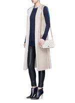 Figure View -Click To Enlarge 'Dinky' glovetanned leather rivet crossbody bag