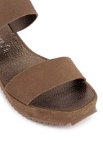 Detail View -Click To Enlarge 'Fiona' suede platform wedge sandals