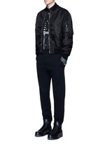 Figure View -Click To Enlarge Check plaid patchwork cotton shirt