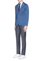 Figure View -Click To Enlarge Slim fit wool pants