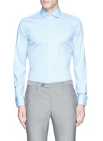 Main View -Click To Enlarge Slim fit stretch cotton poplin shirt
